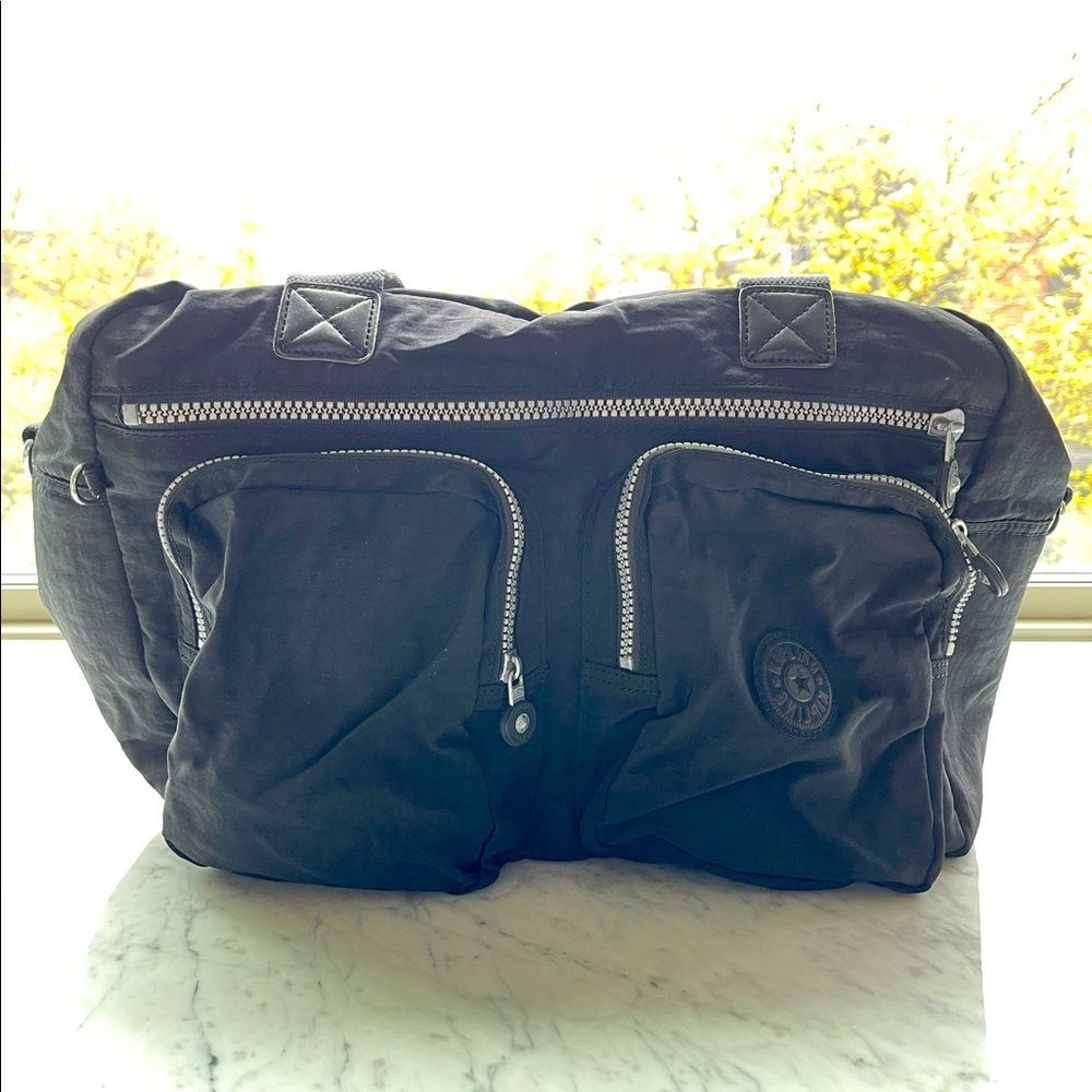 Kipling Weekender Black Nylon Bag